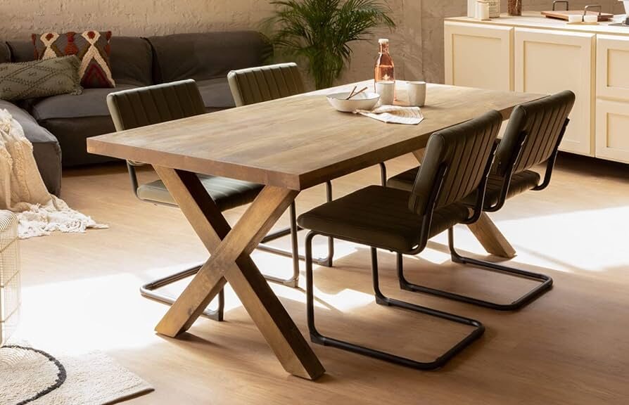 Rustic Wood Dining Table